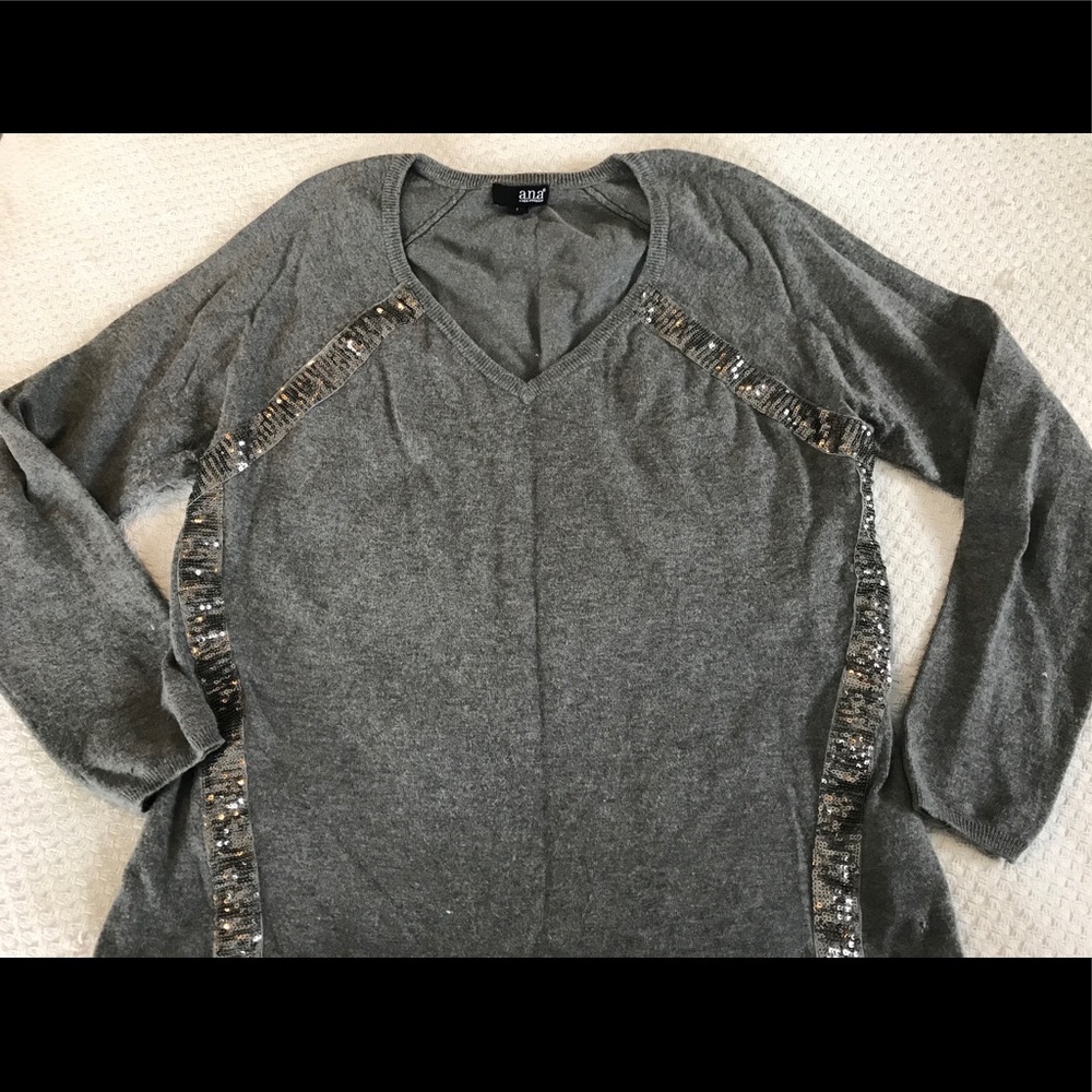 Ana grey pullover sweater large